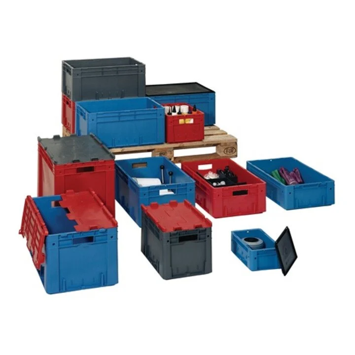 Contenedor apilable de transporte LA-KA-PE L600xW400xH320mm ( 9000446035 )