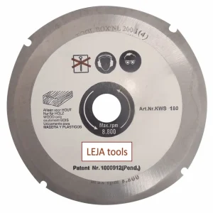 Leja Tools Disco tronzador fresador para amoladoras angulares de 4 dientes