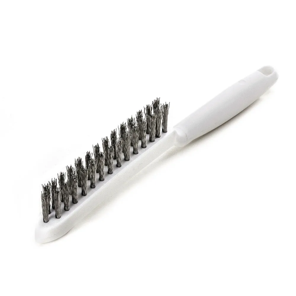 LessMann 185441 - Cepillo para uso alimentario LessMann 4H alambre de acero inoxidable recto ROF 0,35