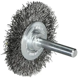 LessMann 410123 - Cepillo circular con espiga LessMann DIY 50 mm. alambre de acero ondulado STA 0,30