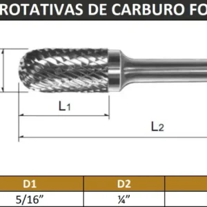 Lima Rotativa Forma Sc-2 5/16'