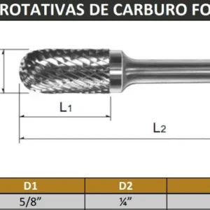 Lima Rotativa Forma Sc-6 5/8'