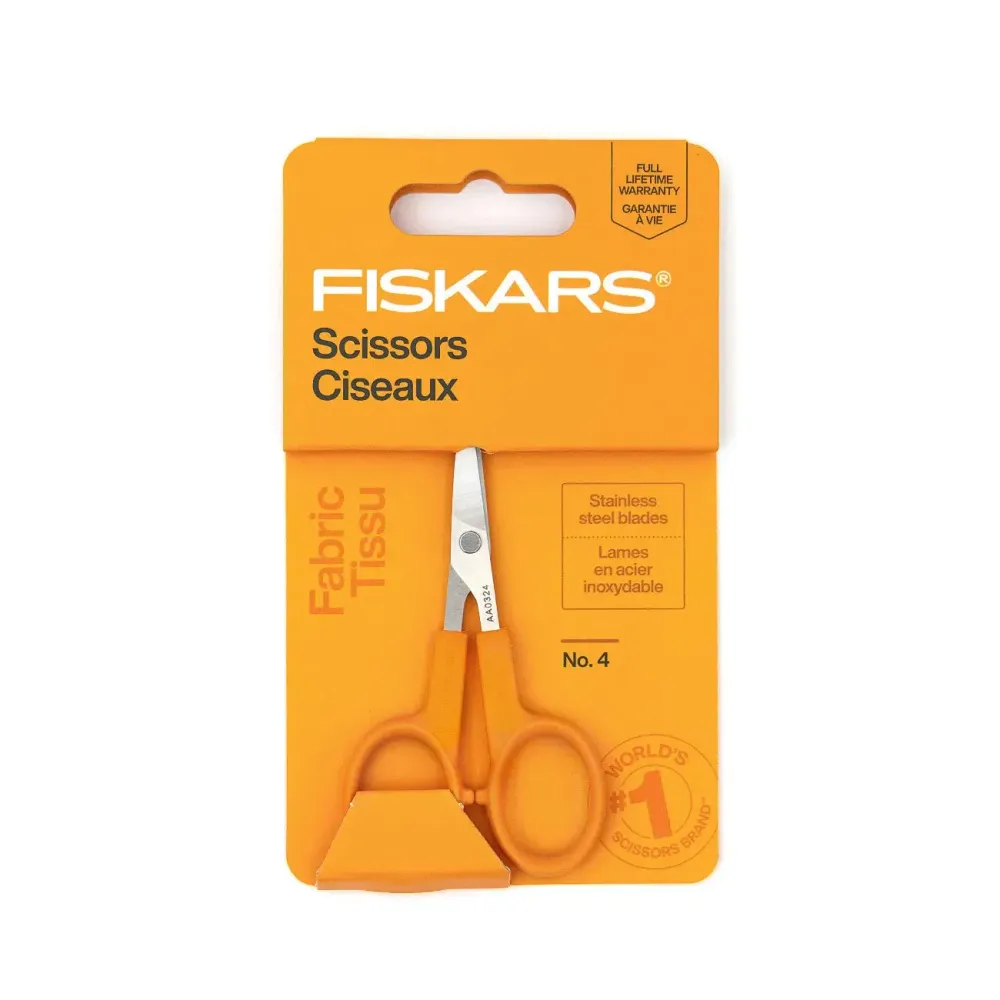 Tijeras de precisión rectas Fiskars Premier n.º 4 Linda's Electric Quilters