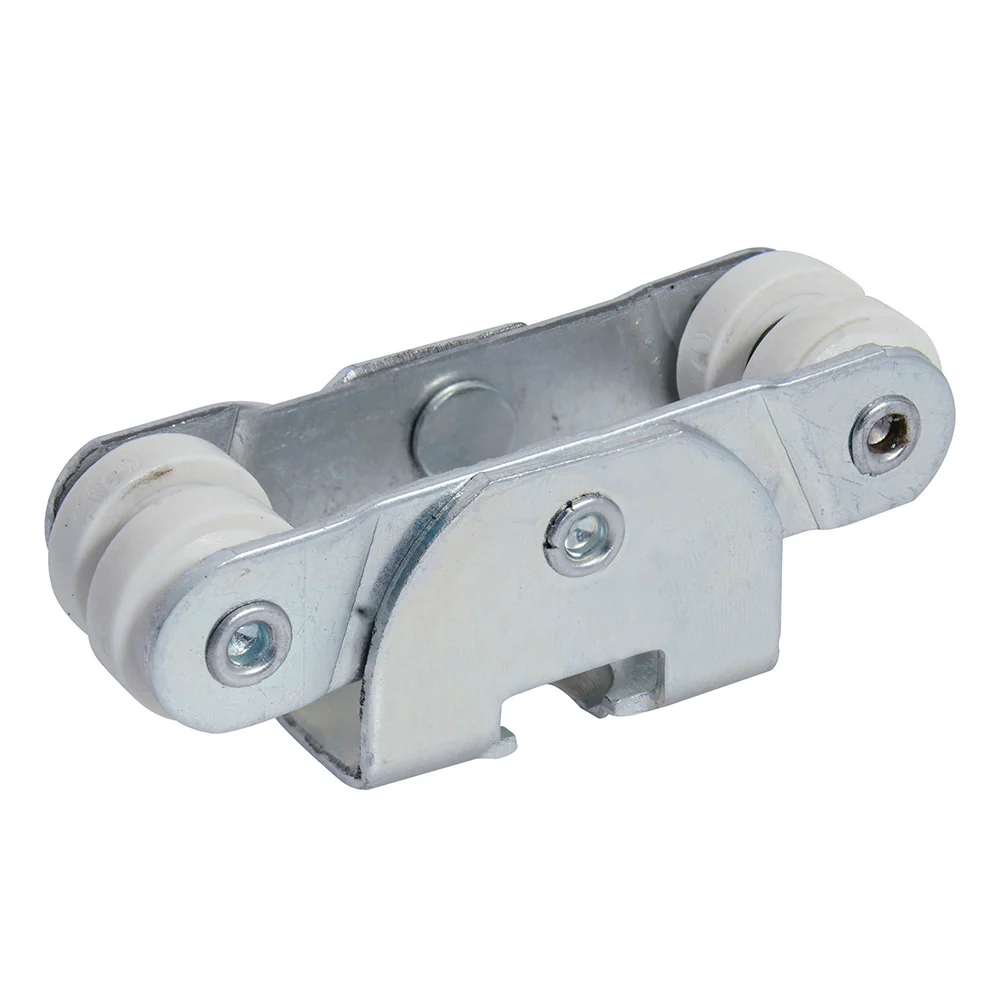 Juego de carretillas riel TT 4 baleros para clóset, galvanizada Lock