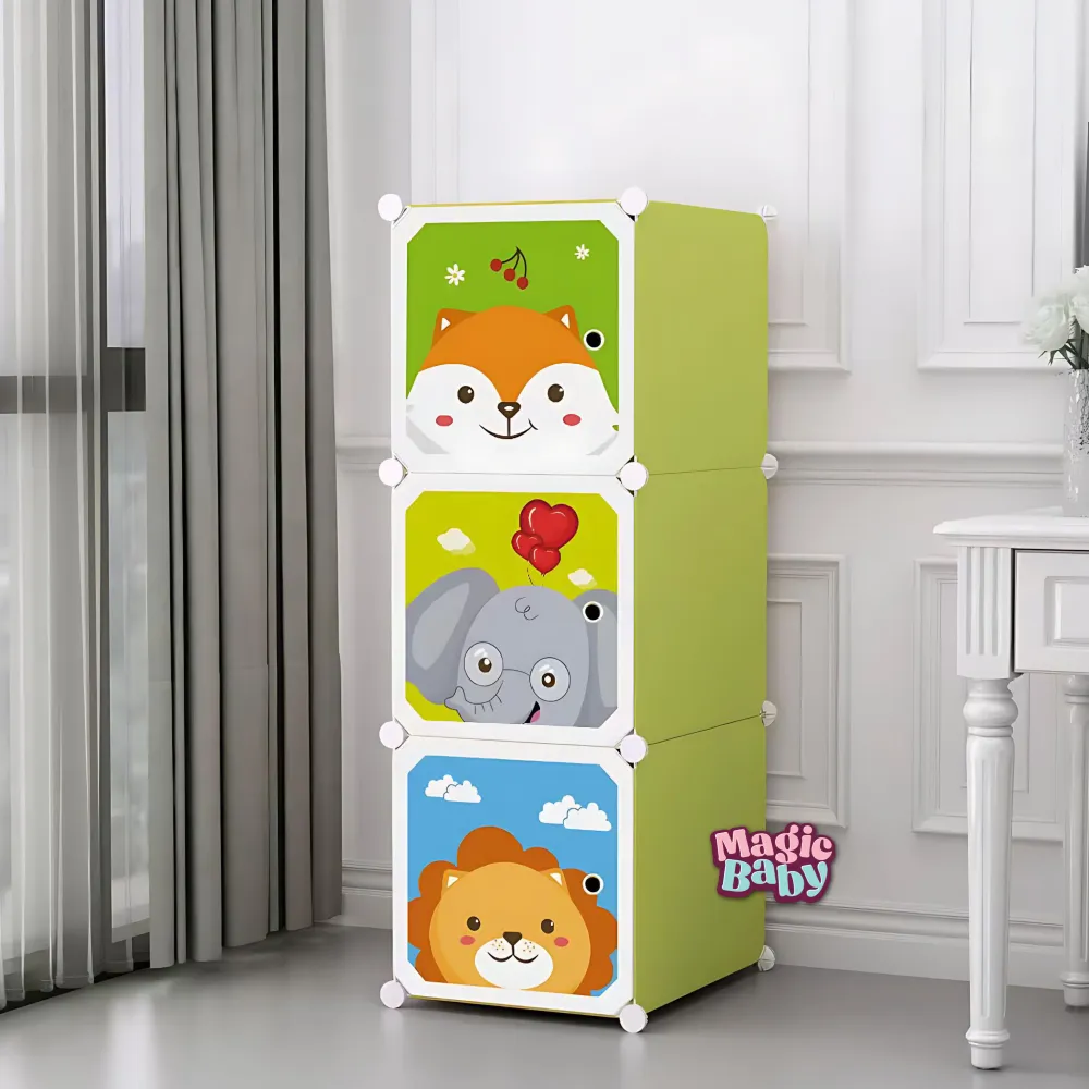 Armario Organizador 3 puestos Elefante Magic Baby