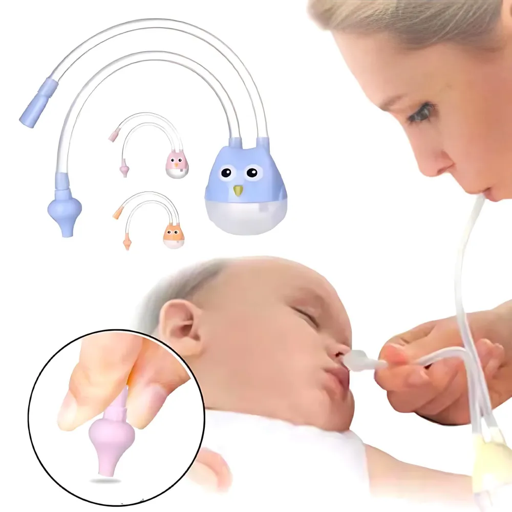 Aspirador Nasal con Válvula Azul Magic Baby