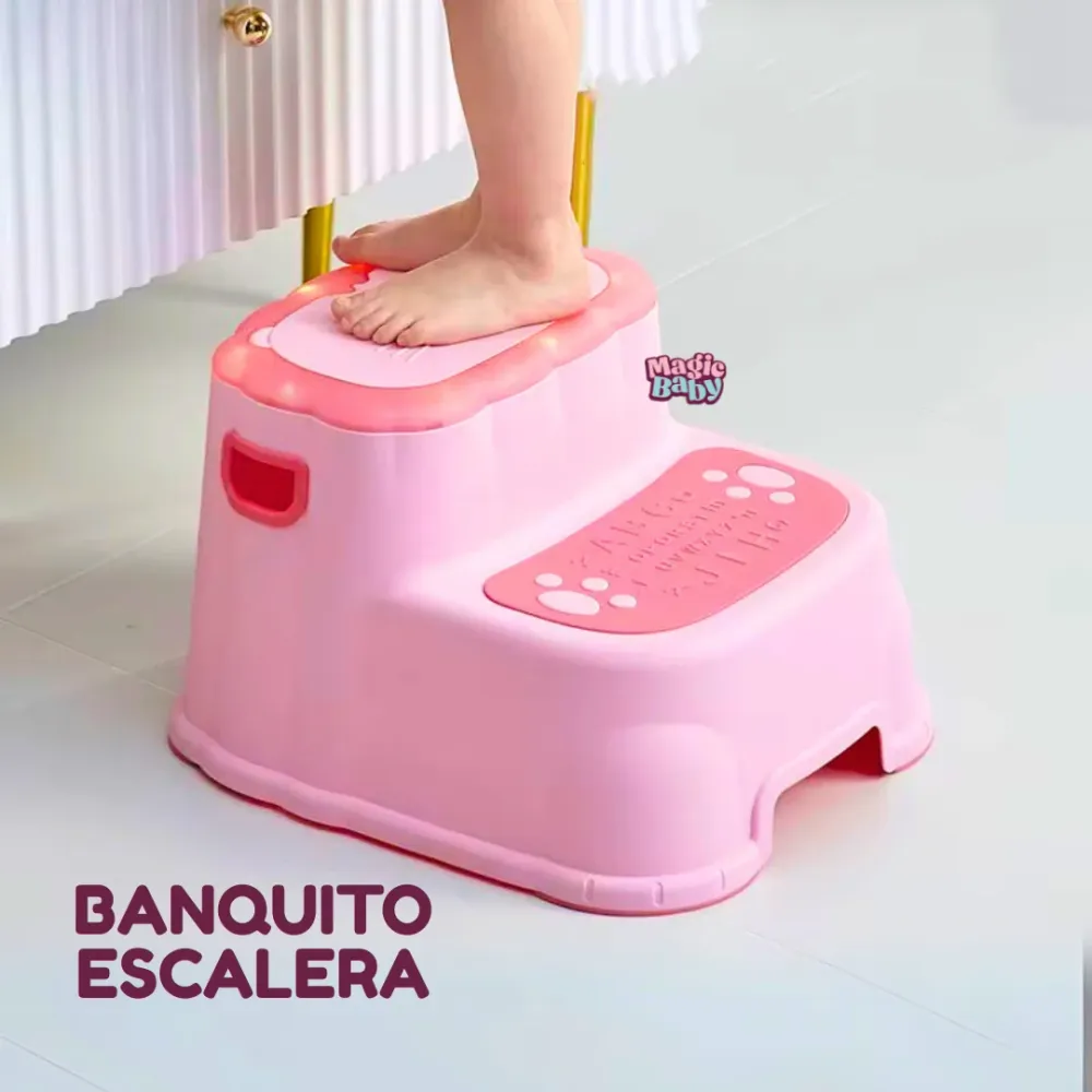 Banquito Escalera Gatico Magic Baby