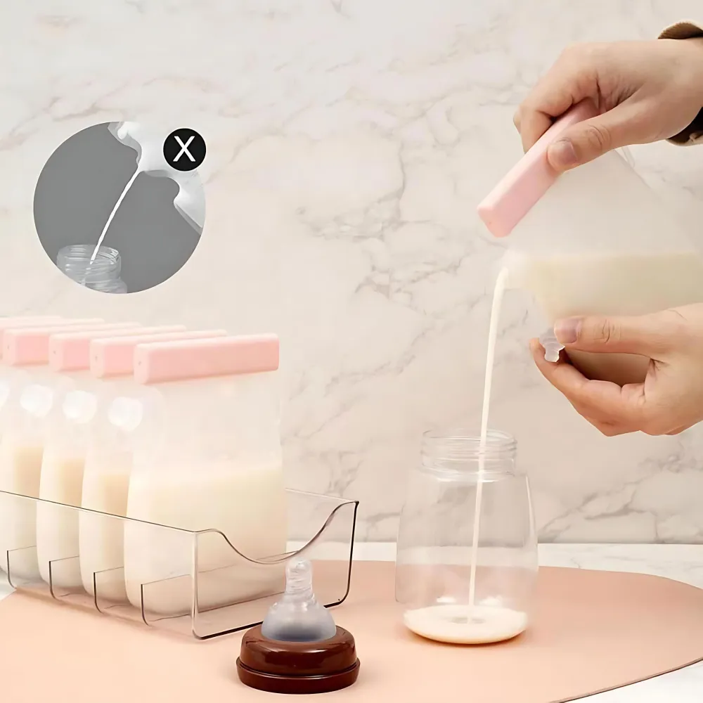 Bolsa en Silicona para Banco de Leche Set X3 Magic Baby