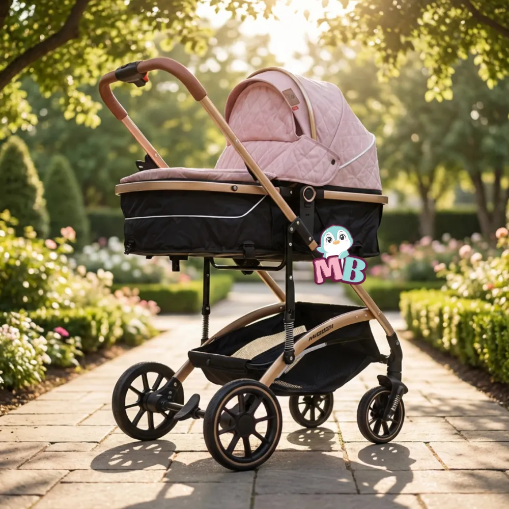 Coche Moisés Madisson Rosado Magic Baby