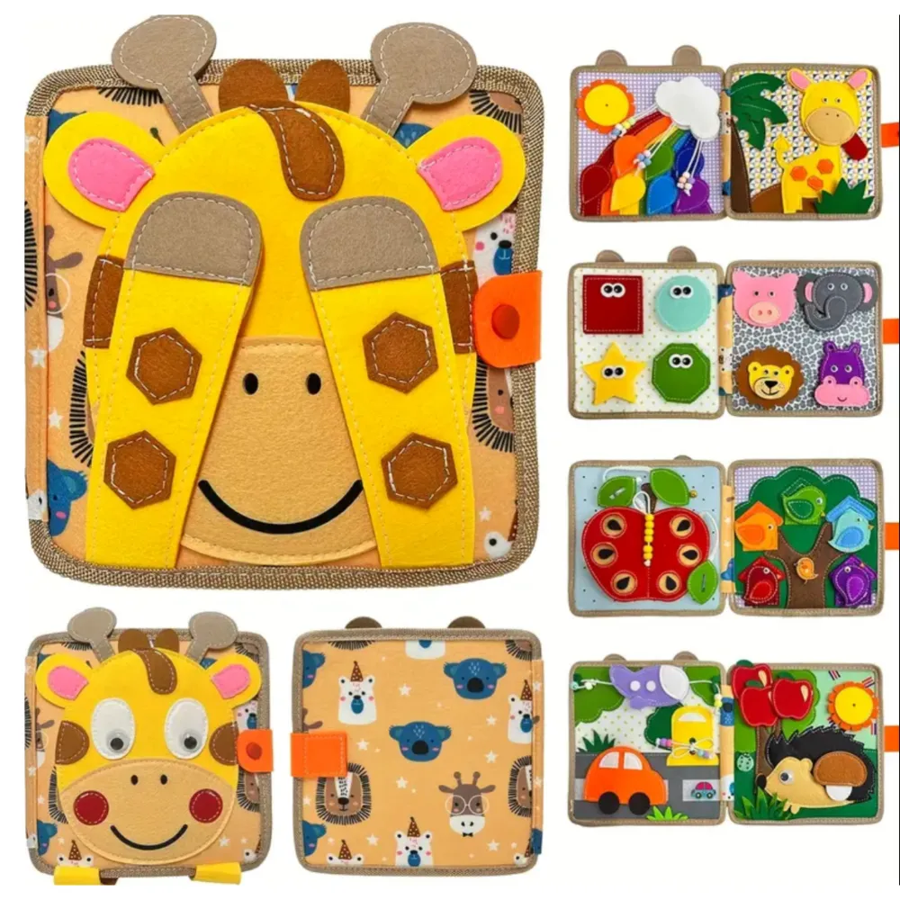 Libro Sensorial Montessori Jirafa Magic Baby Colombia store