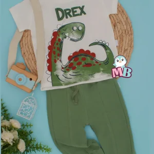 Conjunto Jogger Dino Verde Magic Baby