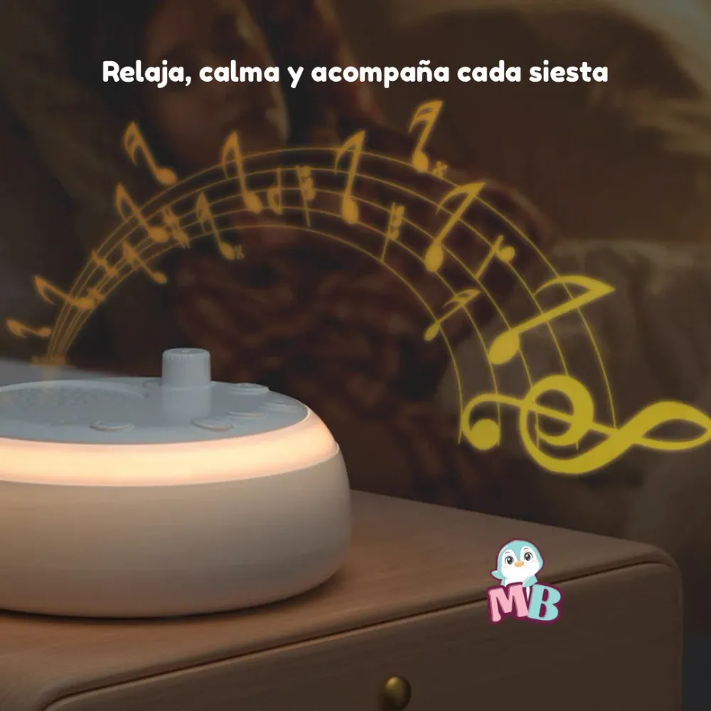 Dispositivo de Ruido Blanco Portátil con Luz Nocturna Magic Baby