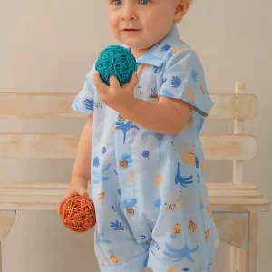 Enterizo Safari Niño Azul Magic Baby