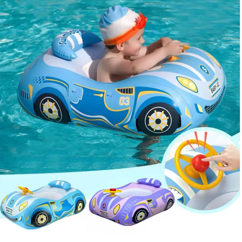 Flotador Carrito con Techo Morado Magic Baby