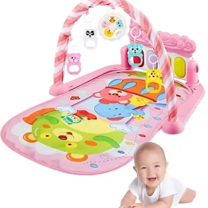 Gimnasio Piano Pequeño Rosado Magic Baby