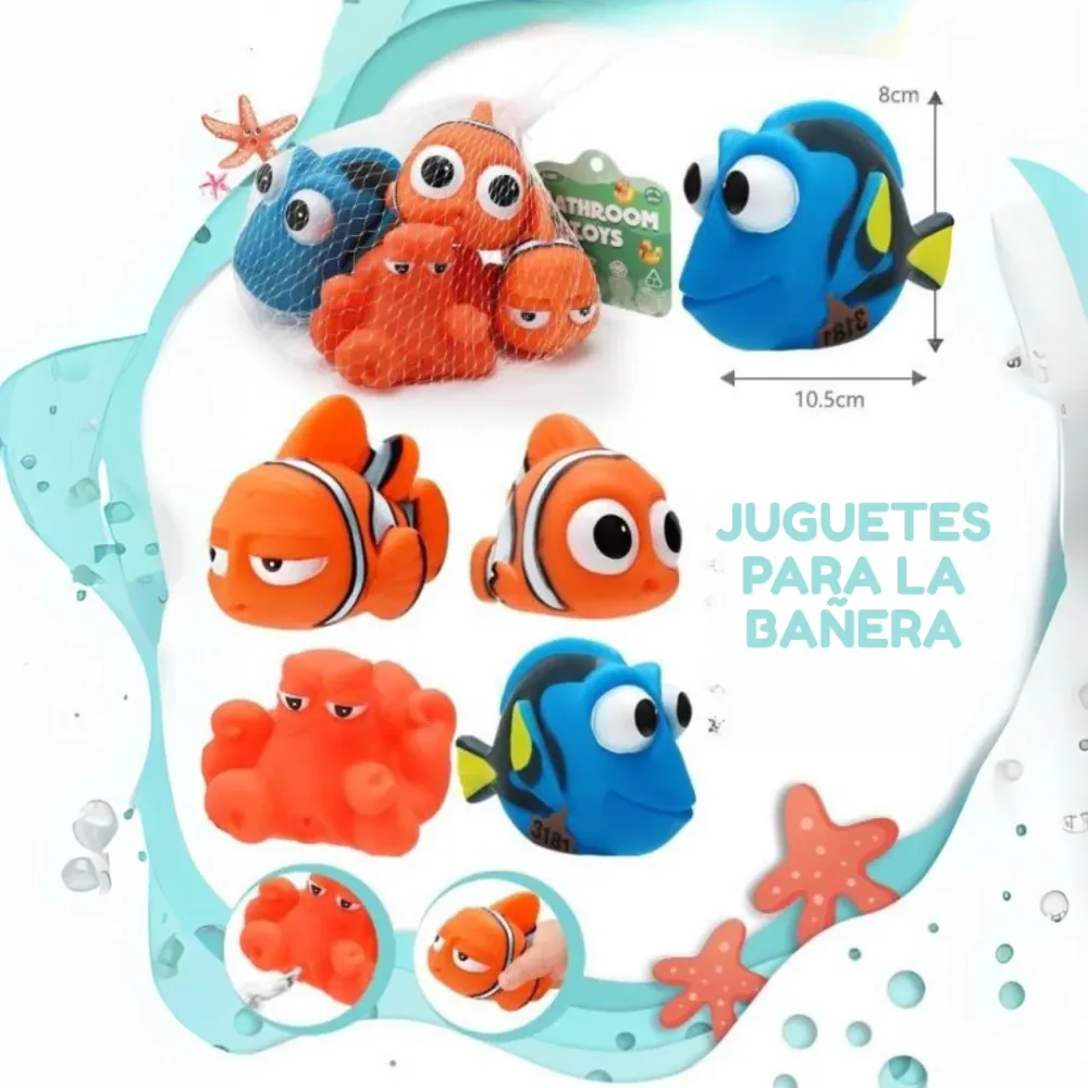 Juguete Para Bañera Nemo Magic Baby