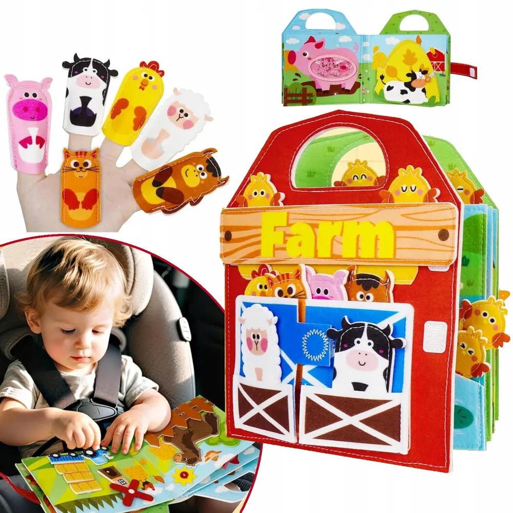 Libro De Actividades Casita De La Granja Magic Baby