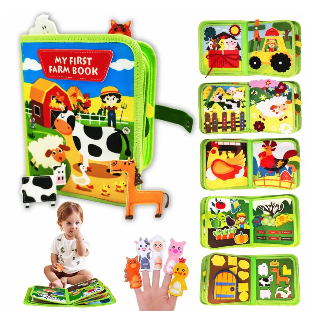 Libro Montessori Granja Magic Baby