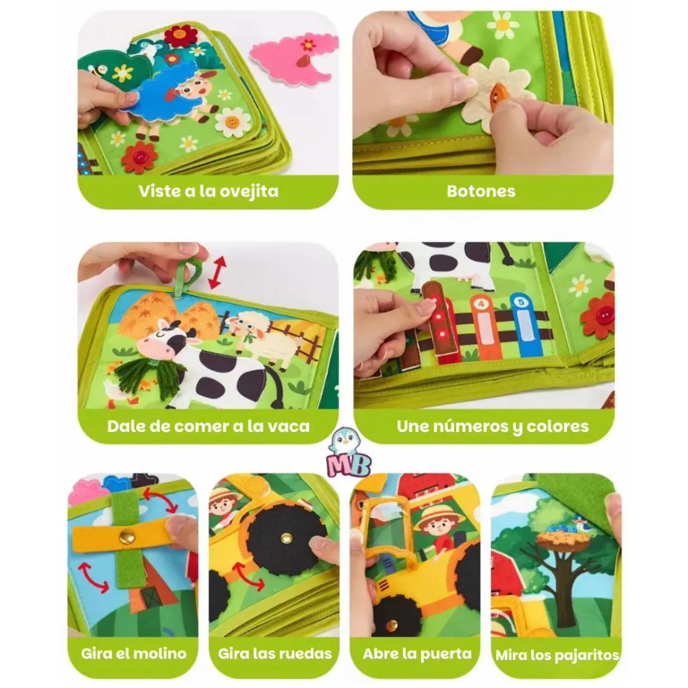 Libro Montessori Granja Magic Baby