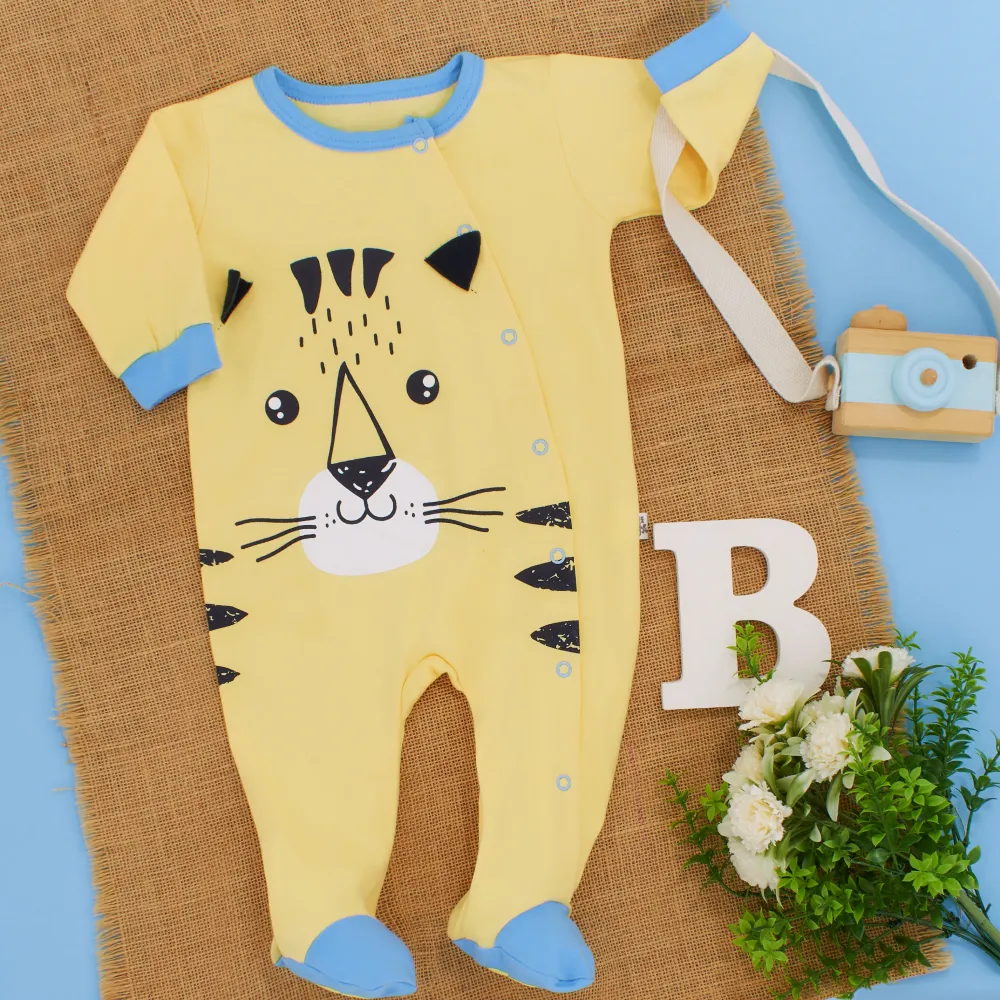 Pijama Tigre Enterizo Azul Magic Baby