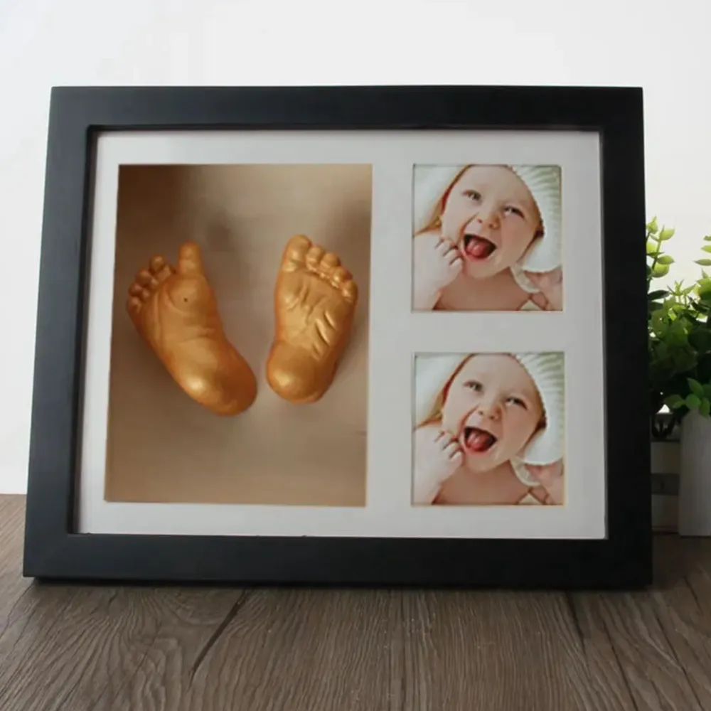 Portarretrato Huella Dorada 3D Magic Baby