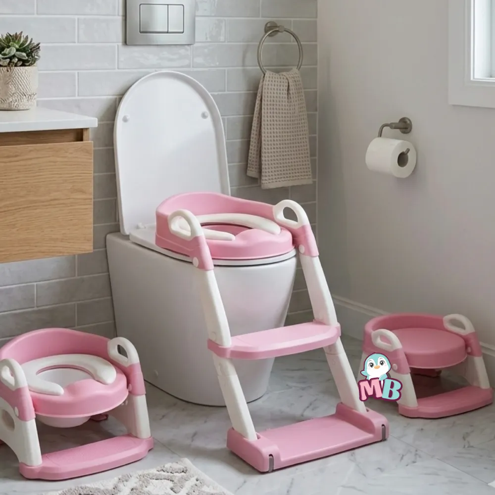 Reductor De Escalera 3 En 1 Rosado Magic Baby