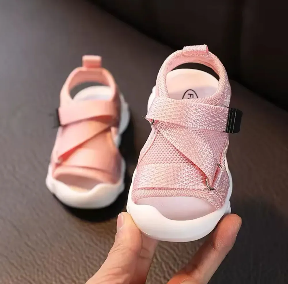 Sandalias Velcro Negro Magic Baby