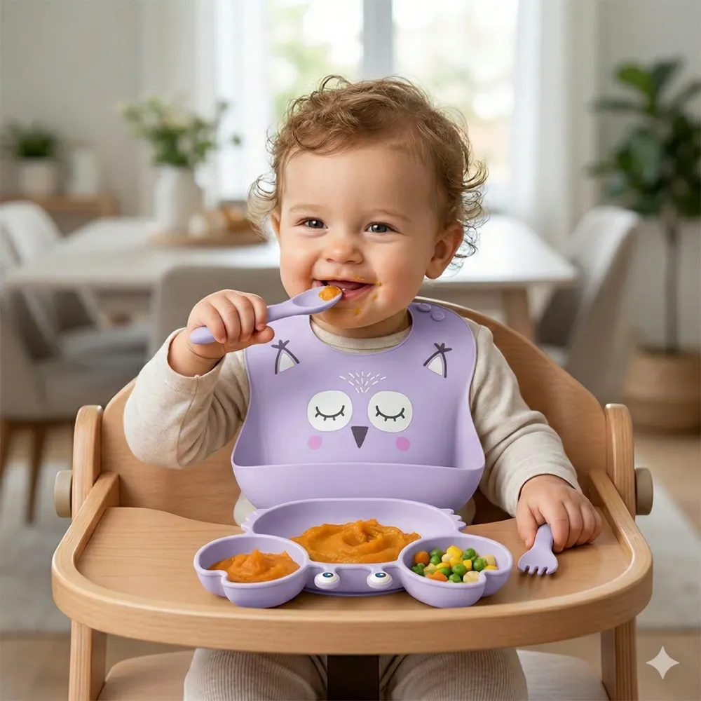 Set Alimentación X4 Piezas Magic Baby