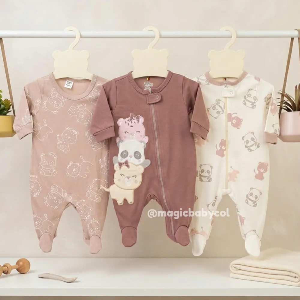 Set De Pijama X3 Tazmania Coral Magic Baby