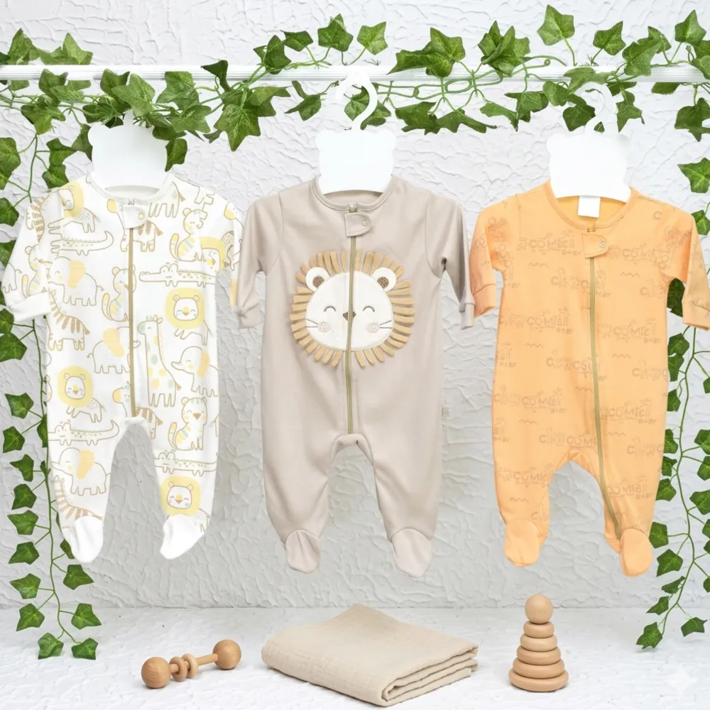 Set De Pijamas X3 De Niño Azul Magic Baby