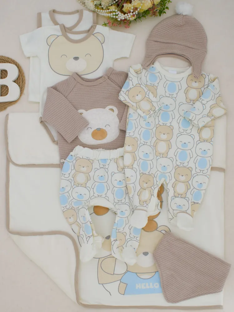 Set Primer Dí Familia Ositos Beige Magic Baby