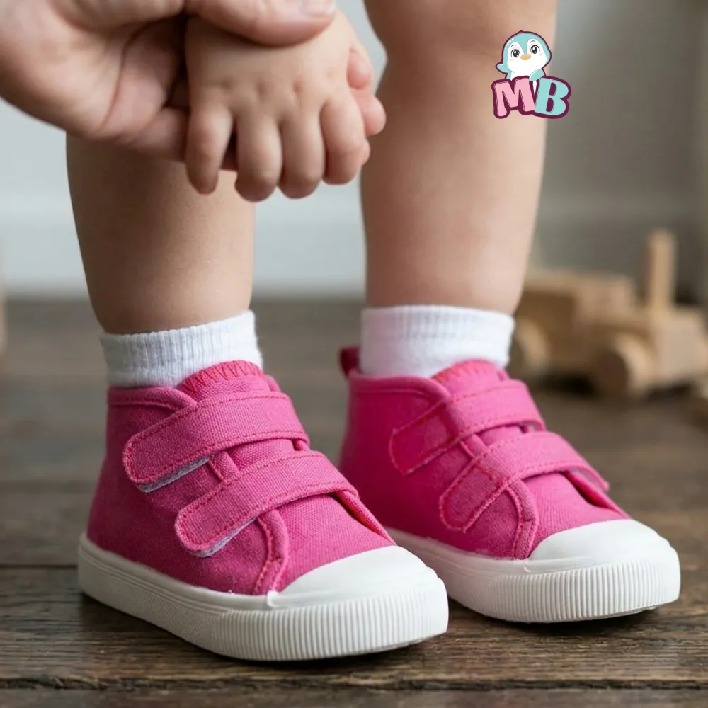 Tenis doble velcro Fucsia Magic Baby