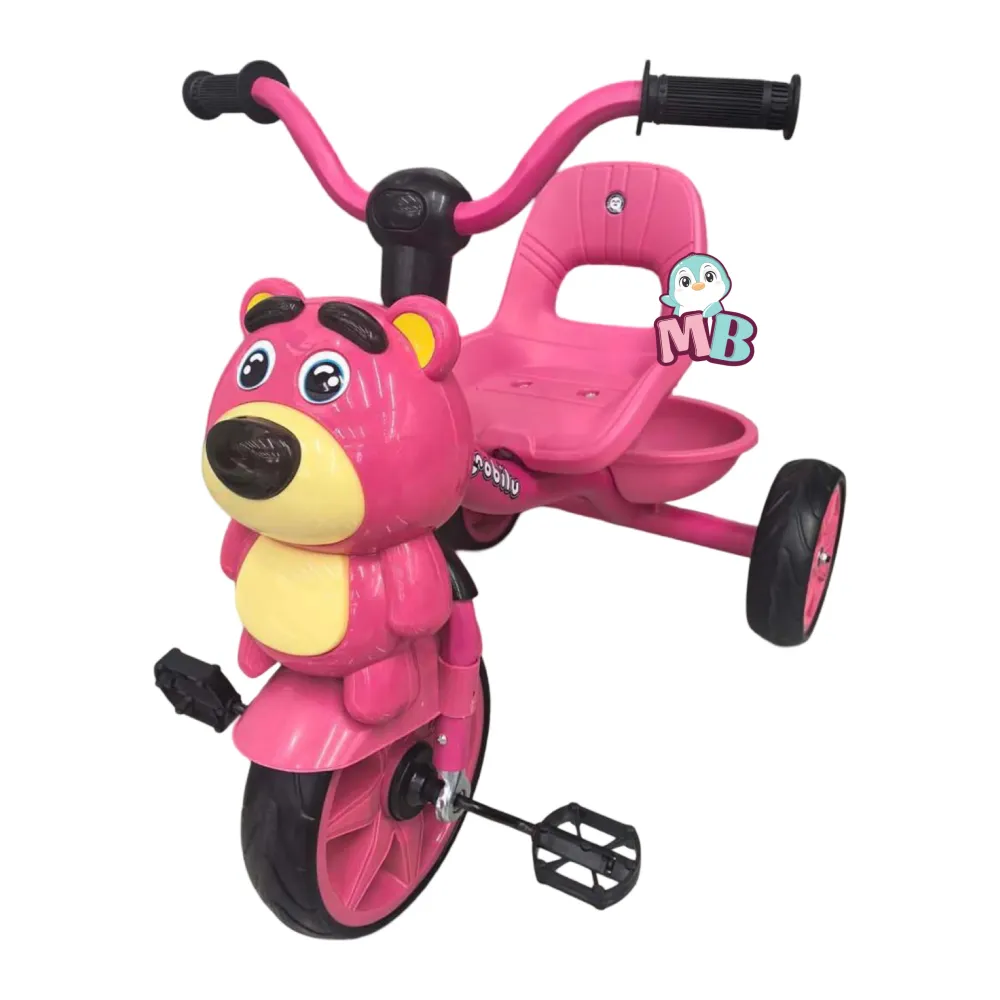 Triciclo Oso Fucsia Magic Baby