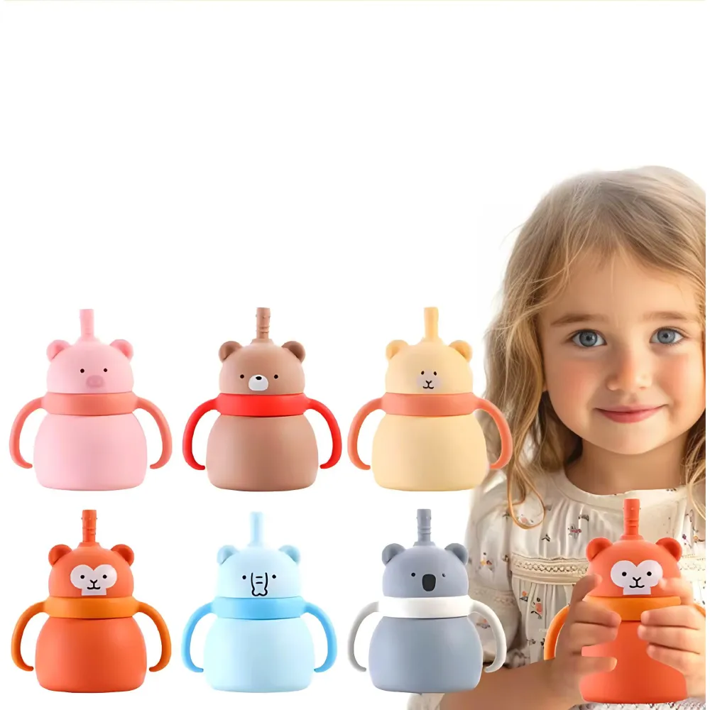 Vaso Pitillo en Silicona Animado Magic Baby