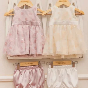 Vestido Flores Rosado Magic Baby