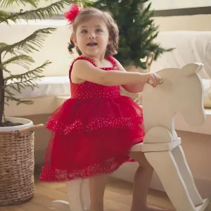 Vestido Tull Rojo Magic Baby