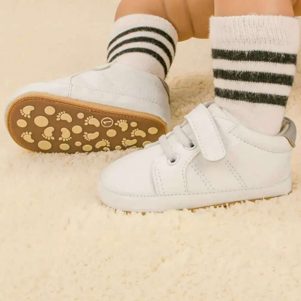 Zapato Pre Caminador Con Suela Niño Azul Magic Baby