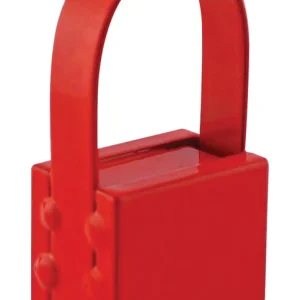 Fuente magnética de 1 pulg. de largo x 0,75 pulg. de ancho, imán con mango rojo, fuerza de tracción de 25 lb, 1 unidad - C...
