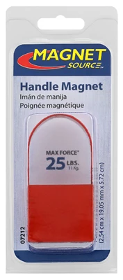Imán de fuente de 1 pulg. de largo x 0,75 pulg. de ancho, mango rojo, fuerza de tracción de 25 lb, 1 pieza - Oferta de la...