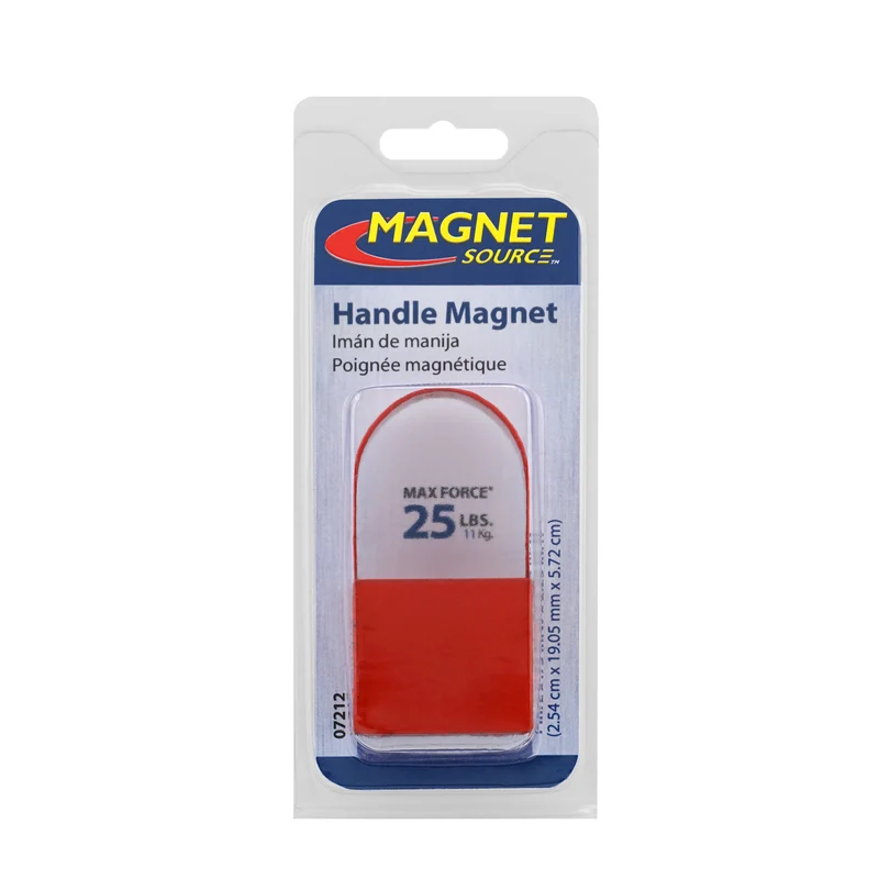 Imán de fuente de 1 pulg. de largo x 0,75 pulg. de ancho, mango rojo, fuerza de tracción de 25 lb, 1 pieza - Oferta de la...