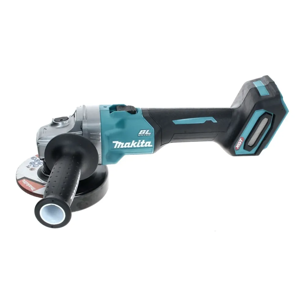 Amoladora angular baterí Makita GA 008 GD101 40 V máx. 125 mm sin escobillas XGT + 1x baterí 2,5 Ah + cargador + campana d...