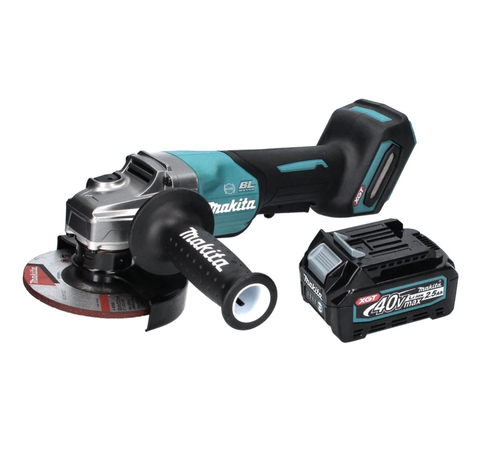 Amoladora angular baterí Makita GA 013 GD1 40 V máx. 125 mm sin escobillas XGT + 1x baterí 2,5 Ah - sin cargador