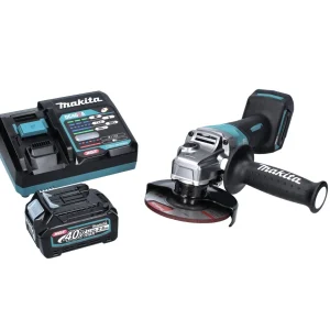 Amoladora angular baterí Makita GA 013 GD1 40 V máx. 125 mm sin escobillas XGT + 1x baterí 2,5 Ah + cargador