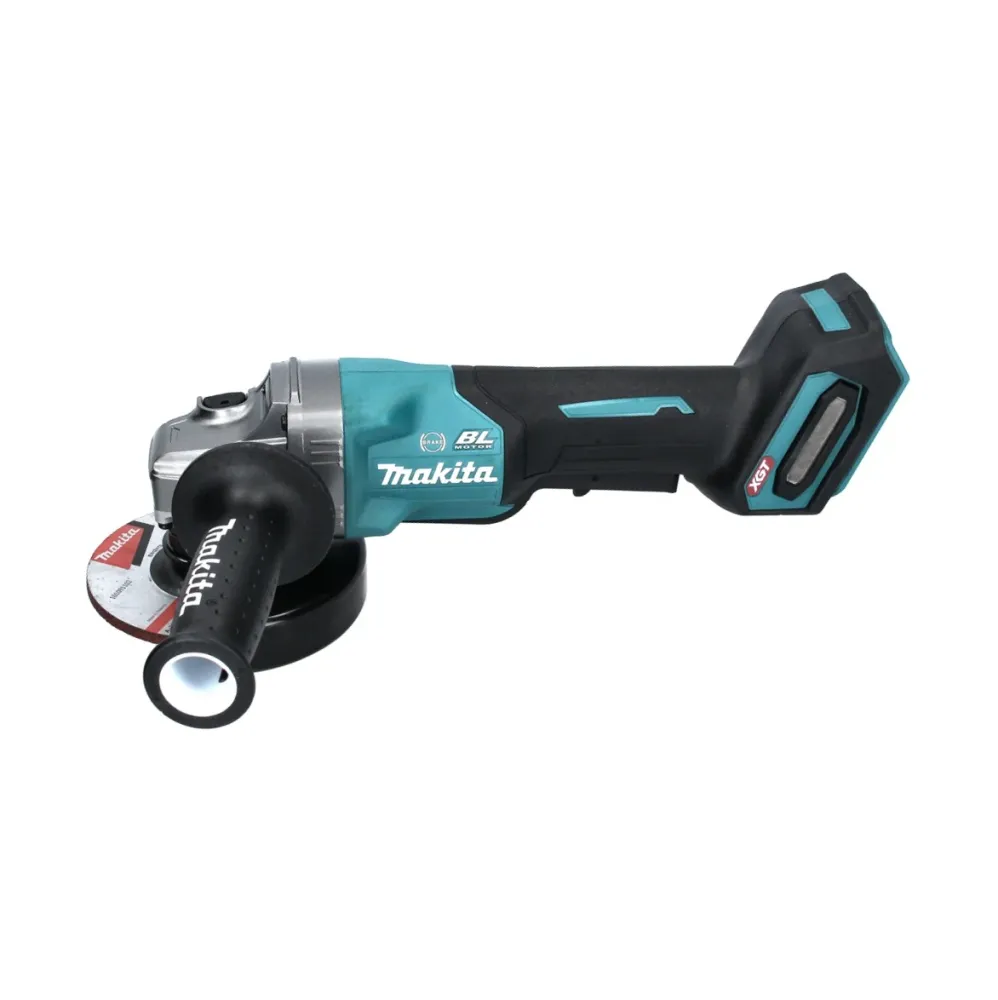 Amoladora angular baterí Makita GA 013 GD101 40 V máx. 125 mm sin escobillas XGT + 1x baterí 2,5 Ah + cargador + campana d...