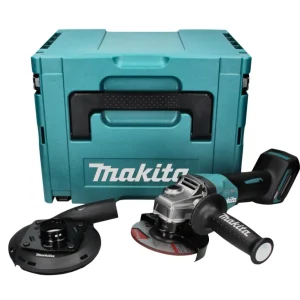 Amoladora angular baterí Makita GA 013 GZ01 40 V máx. 125 mm sin escobillas XGT + campana de aspiración + Makpac - sin bat...