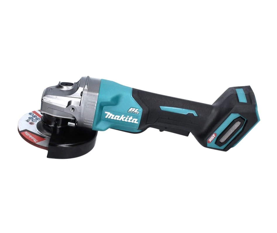 Amoladora angular baterí Makita GA 016 GM2 40 V máx. 125 mm sin escobillas XGT + 2 baterías 4,0 Ah + cargador