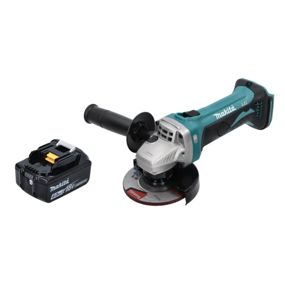 Amoladora angular sin cable Makita DGA 452 G1 18 V 115 mm + 1x baterí recargable 6,0 Ah - sin cargador