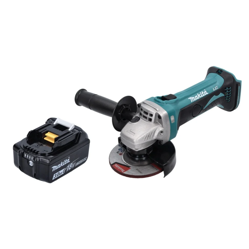 Amoladora angular sin cable Makita DGA 452 F1 18 V 115 mm + 1x baterí recargable 3,0 Ah - sin cargador