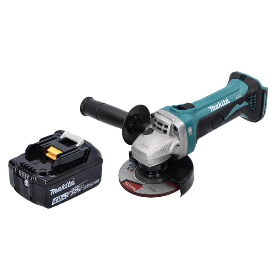 Amoladora angular sin cable Makita DGA 452 M1 18 V 115 mm + 1x baterí 4,0 Ah - sin cargador