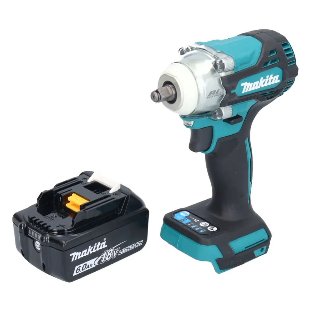 Atornillador de impacto inalámbrico Makita DTW 302 G1 18 V 300 Nm 3/8" sin escobillas + 1x baterí 6.0 Ah - sin cargador